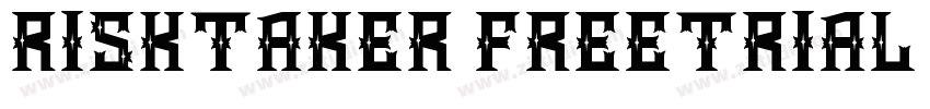 RiskTaker FreeTrial字体转换